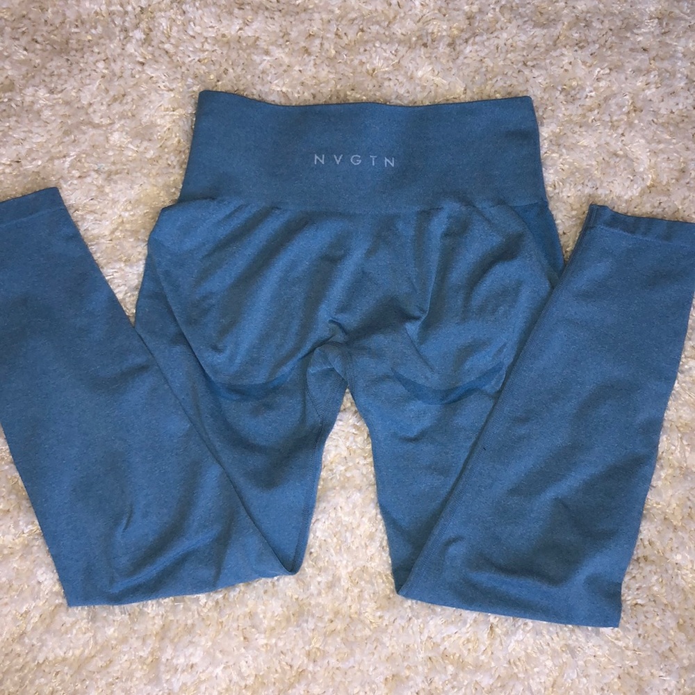 NVGTN blue contour leggings
